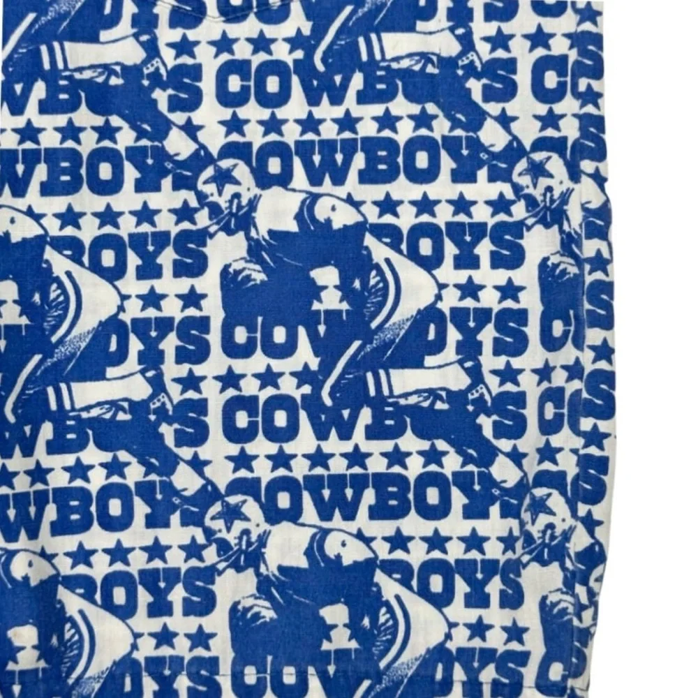Vintage 1970’s NFL Dallas Cowboys Button Down‎ Shirt